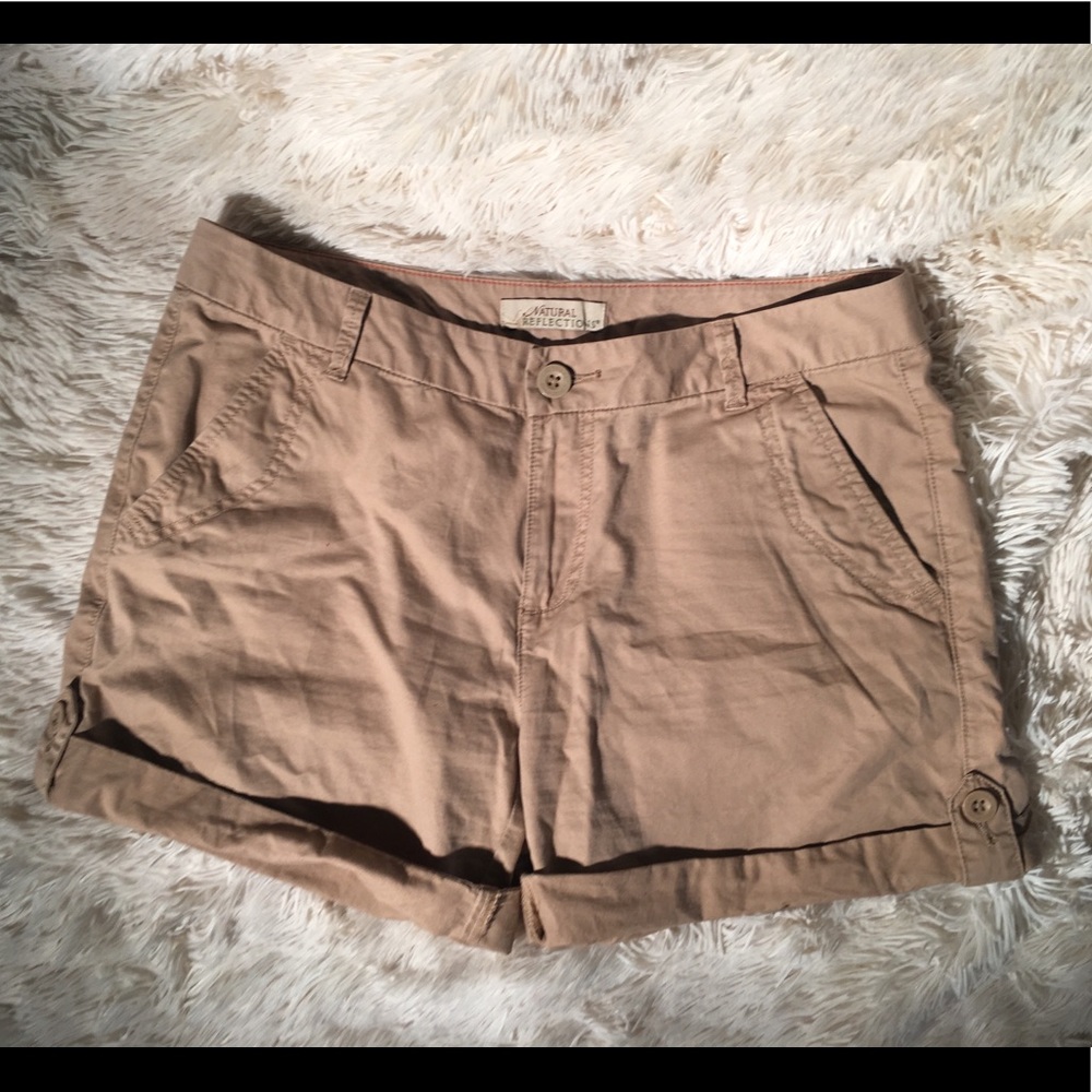Natural Reflections Khaki Shorts